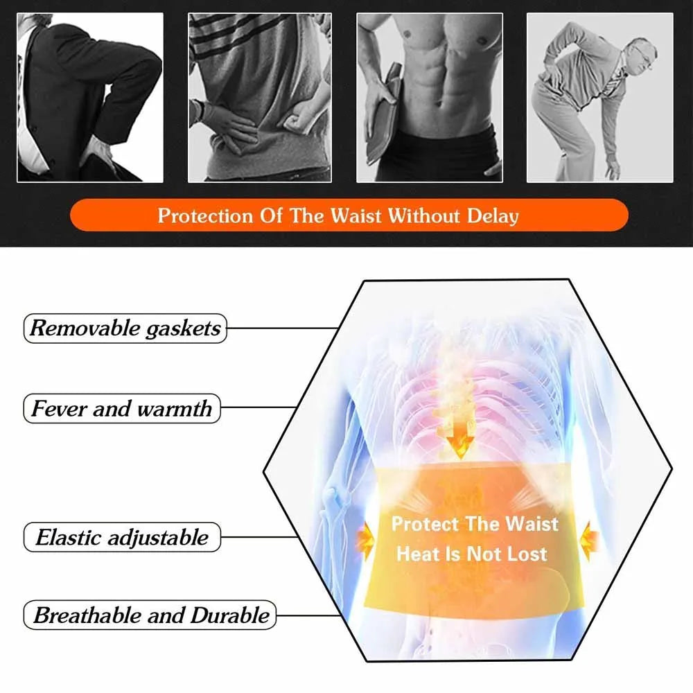 Faja TermoMag® Alivio Lumbar con Calor Terapéutico y Magnetismo