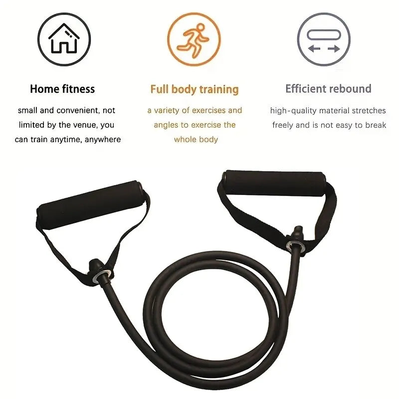 FuerzaFit® Bandas de Resistencia con Asas para Entrenamiento en Casa
