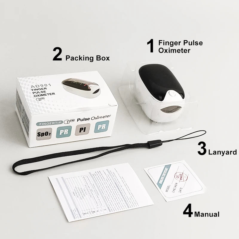 OxiSalud® Oxímetro de Pulso Portátil con Pantalla TFT y Apagado Automático