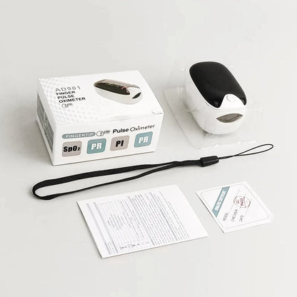 OxiSalud® Oxímetro de Pulso Portátil con Pantalla TFT y Apagado Automático
