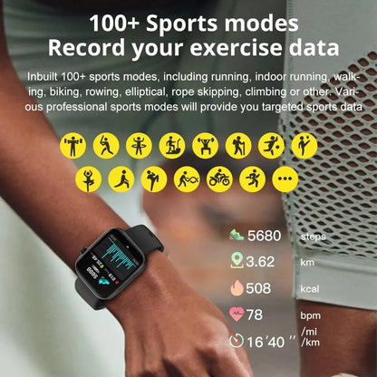 VitaWatch Pro® Smartwatch con Llamadas, Monitor de Salud y Notificaciones Inteligentes