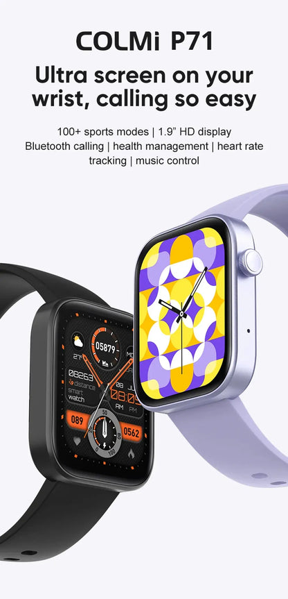 VitaWatch Pro® Smartwatch con Llamadas, Monitor de Salud y Notificaciones Inteligentes