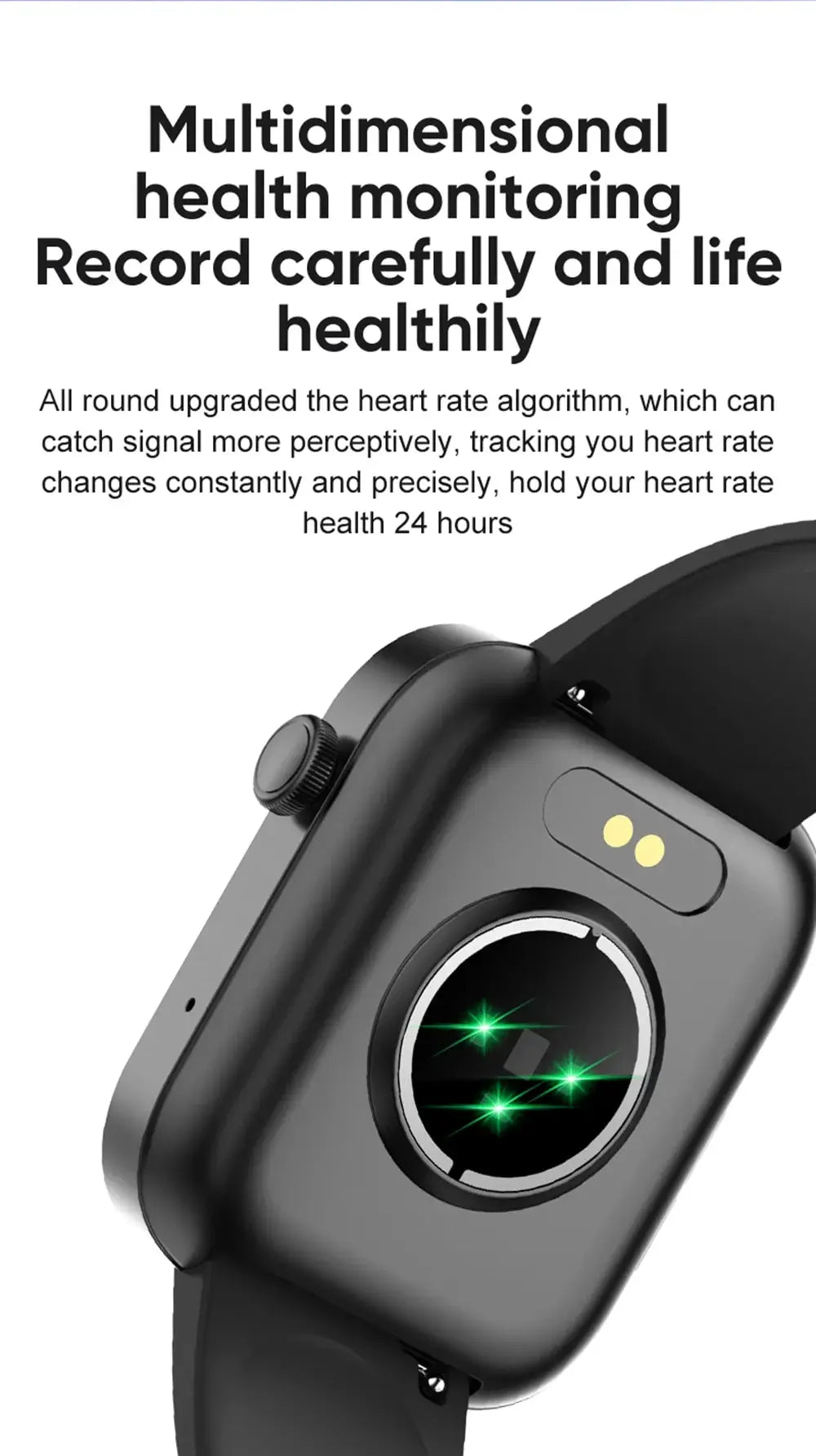 VitaWatch Pro® Smartwatch con Llamadas, Monitor de Salud y Notificaciones Inteligentes