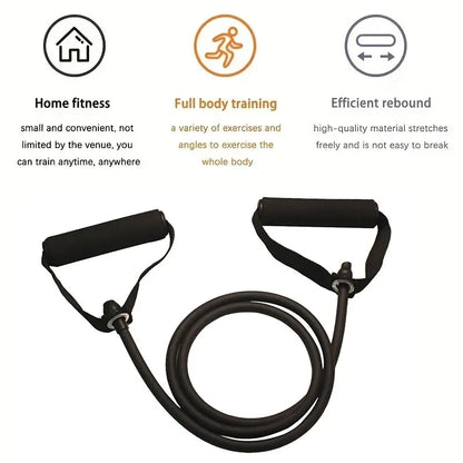 FuerzaFit® Bandas de Resistencia con Asas para Entrenamiento en Casa