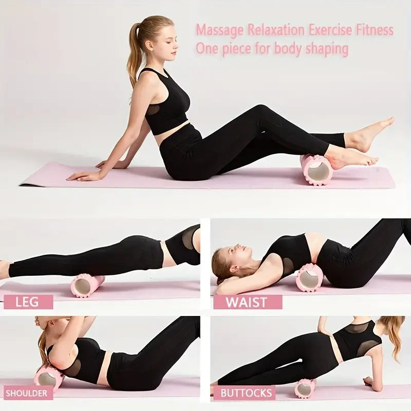 Rodillo AlivioPro® Relajación y Recuperación Muscular Profesional para Fisioterapia, Yoga y Deporte