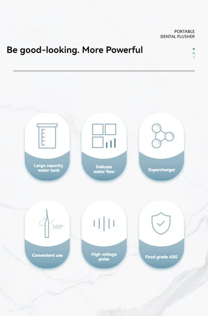 SonrisaPura® Irrigador Dental Portátil de Alta Presión