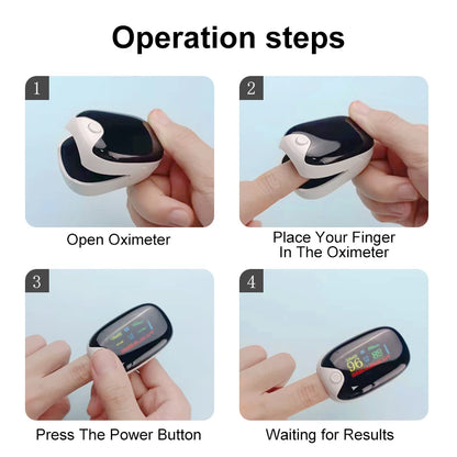OxiSalud® Oxímetro de Pulso Portátil con Pantalla TFT y Apagado Automático